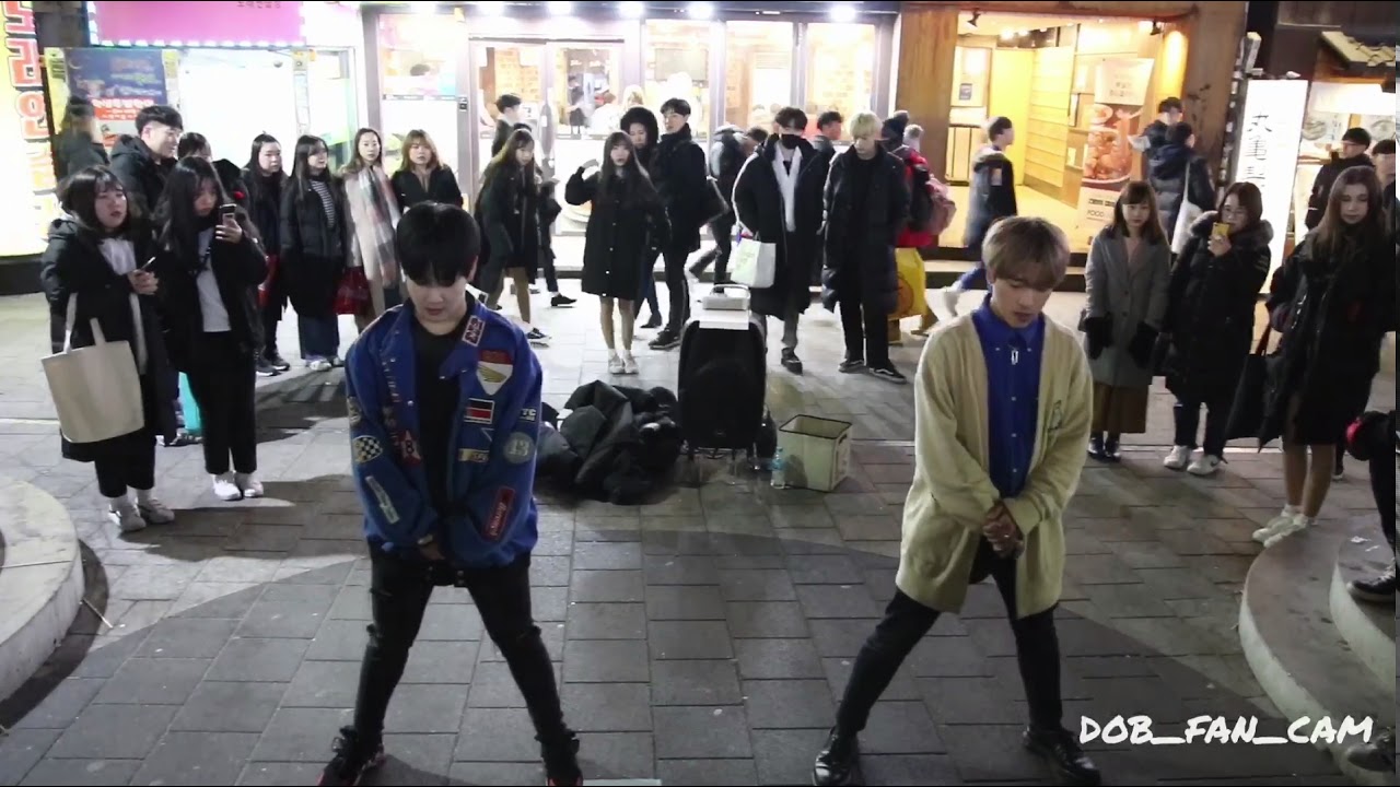 180221 디오비 DOB 효진&태영 홍대공연 / EXO(엑소) - kokobop(코코밥)