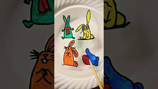 These Rabbits Want Carrot 🥕.. 1 Like = 1 🥕 plz 🙏🏻😭#shorts #floatingpen #art #tindin