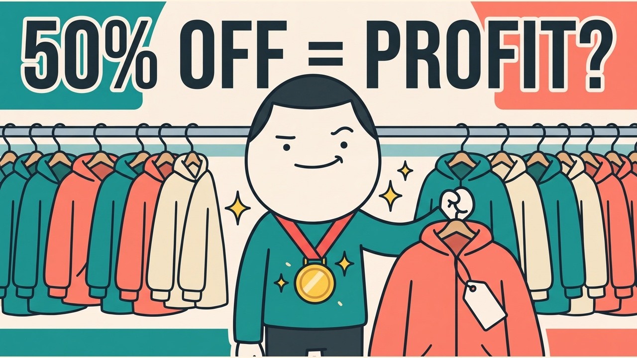 Your Brain Thinks 50% Off Means You Made Money