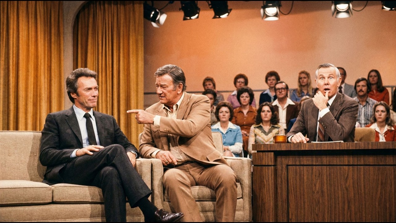 John Wayne CONFRONTED Clint Eastwood on Live TV—What Happened Next Stunned 50 Million Viewers
