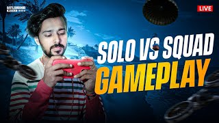 NO.1 SOLO VS SQUAD PLAYER LIVE | BGMI LIVE ? PUBG MOBILE LIVE | Day 1 pubglive bgmilive