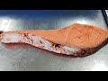This is real salmon 【food sample】食品サンプル工房の様子