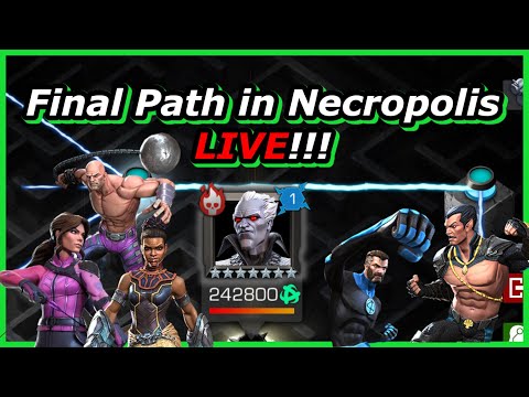 My FINAL Path in Necropolis LIVE!!! Marvel Contest of Champions