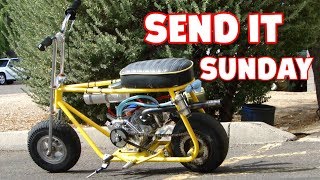 HOT FOR TILLY 🔥 20HP TILLOTSON SEND IT SUNDAY MINIBIKE ROAD TEST!!