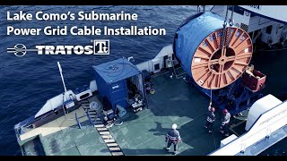 Lake Como’s Submarine Power Grid Cable Installation