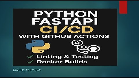 🚀 Python FastAPI CI/CD with GitHub Actions