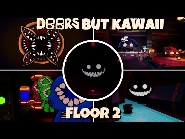 ROBLOX]Doors But Kawaii All New Jumpscares #doors #roblox @iBugou 