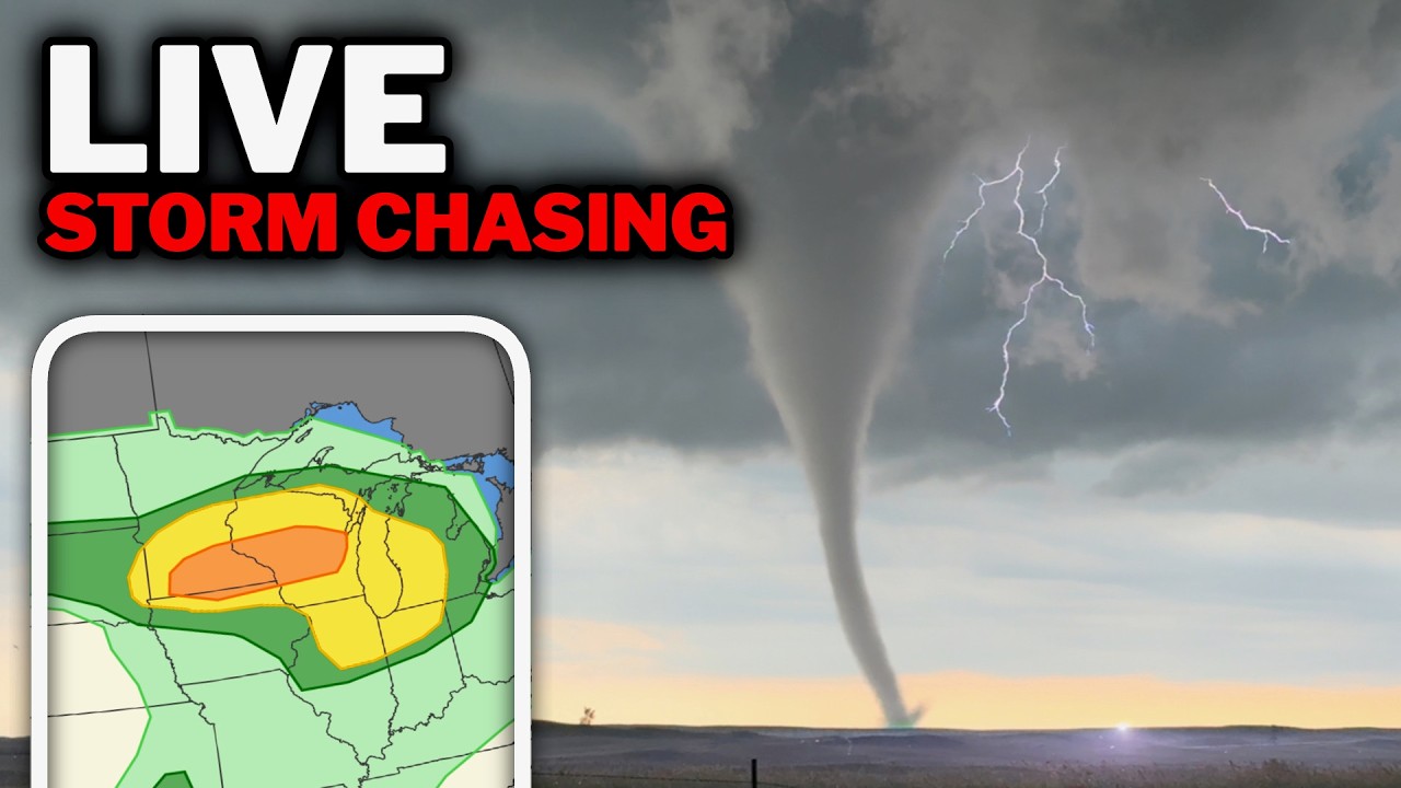LIVE | Minnesota Tornado Threat | LIVE STORM CHASER - YouTube