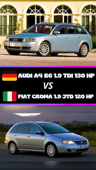AUDI A4 1.9 TDI VS FIAT CROMA 1.9 JTD
