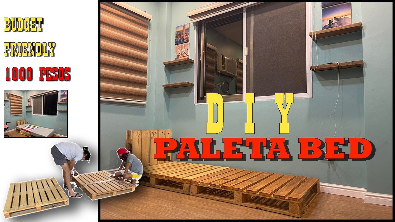 DAY 4 Room makeover Low Budget Bed Frame YouTube