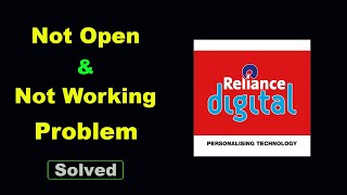 Reliance Digital Online Shop App Not Working / Loading / Not Open Problem Solutions in Android Phone screenshot 1