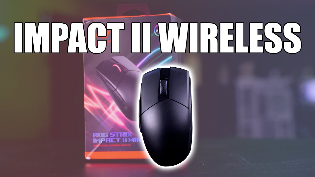 This Is A Fantastic Wireless Mouse Asus Rog Strix Impact Ii Wireless Gaming Mouse Review Youtube