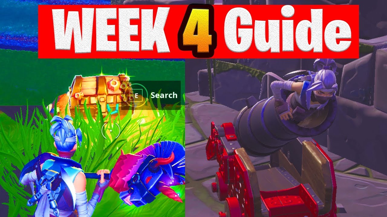 Launch Yourself Through Structures With A Pirate Cannon Search - fortnite secret challenges