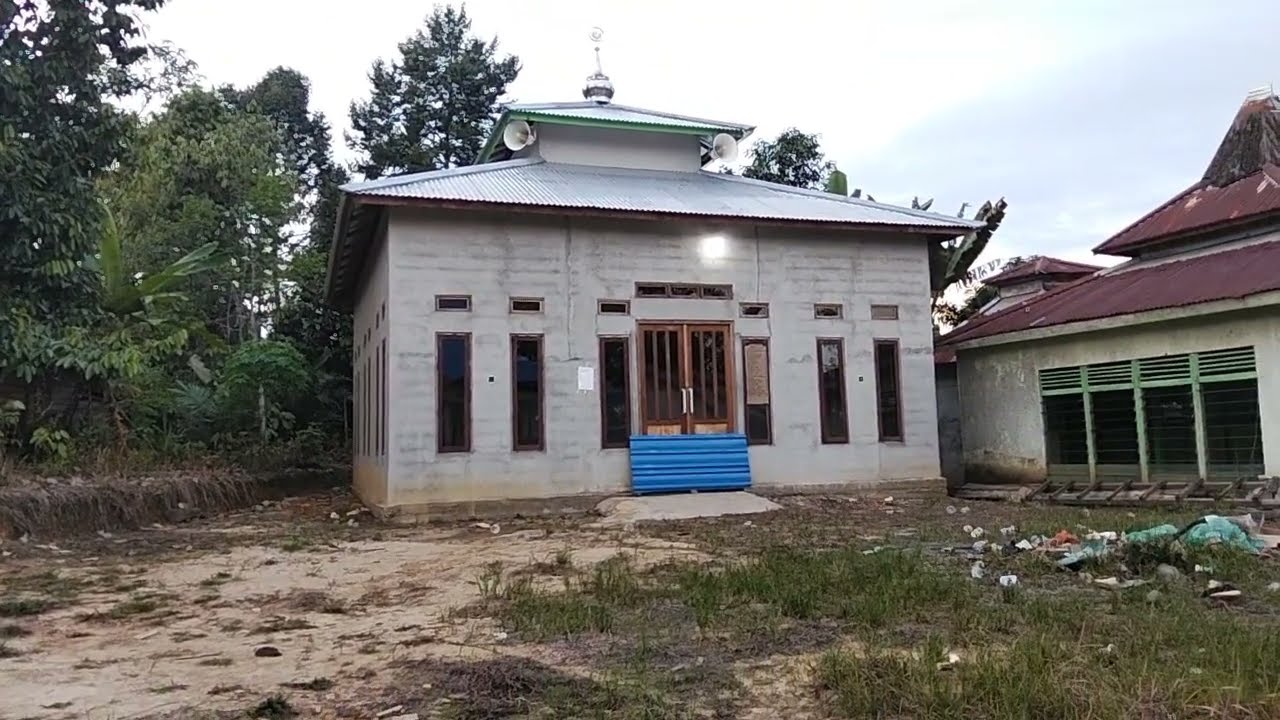 Ekspor perkampungan pada sore hari