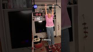 90YO woman breaks dead hang record | 9 News Australia