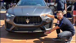 I'm in the market for a new suv and while i was working with maserati
at goodwood festival of speed, they surprised me levante trof...