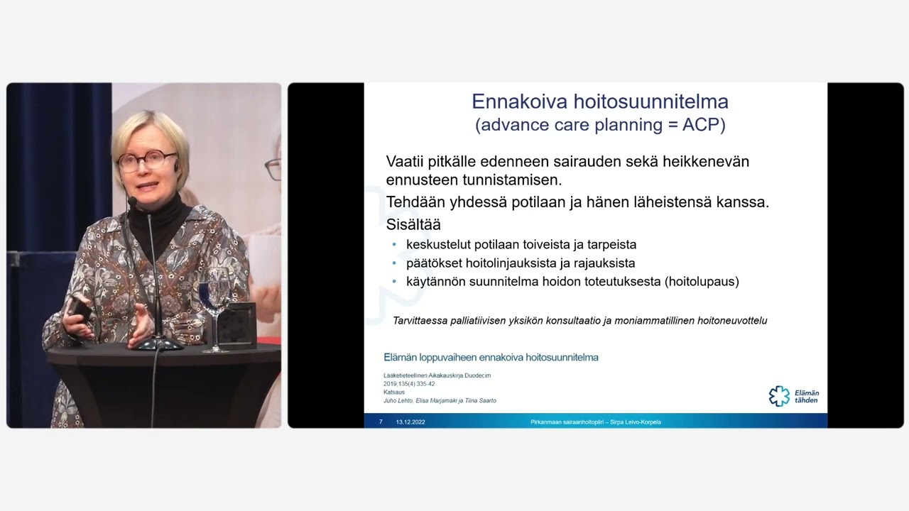 Keuhkosairaan palliatiivinen hoito