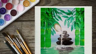 Buddha Painting / Step by step / Buddha painting for beginner / Daily Challenge #36 #