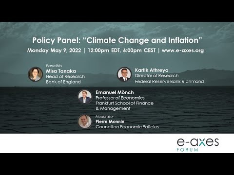 Policy panel: "Inflation and Climate Change"