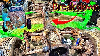 Classic VW Beetle Chassis strip down Restoration ep4