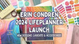 NEW Erin Condren 2024 LifePlanner Launch! | New designs, layouts & accessories