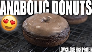BODYBUILDING CHOCOLATE GLAZED DONUTS | High Protein Low Calorie Recipe | Mason Woodruff Inspired