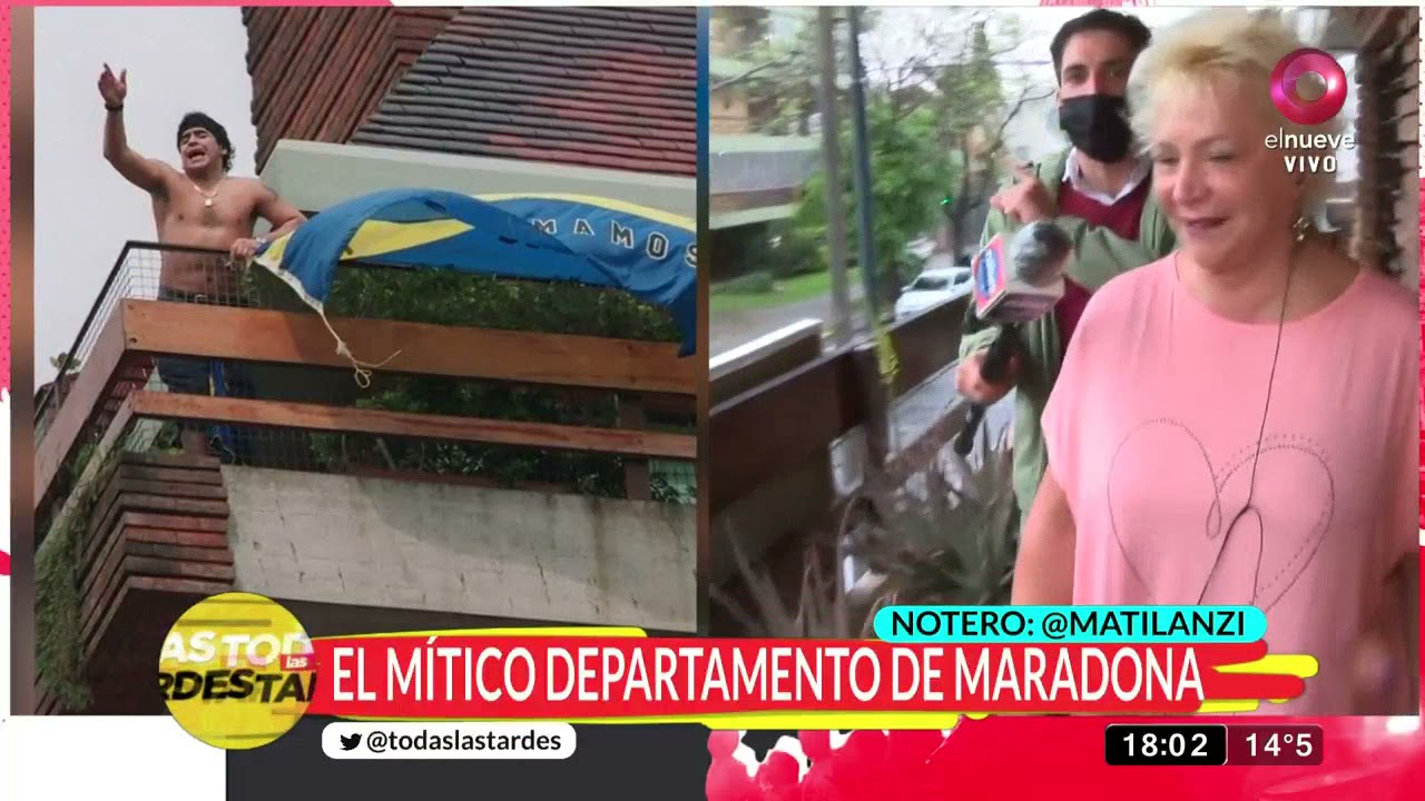 Así es el departamento de Maradona en el edificio de Segurola y Habana