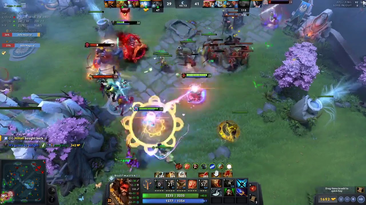 Midone - INSANE BASE DEFENSE BY Beastmaster aghanim's scepter