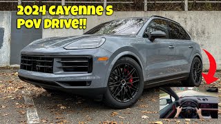 2024 Porsche Cayenne S POV drive! The return of the V8!