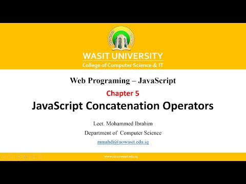10   JavaScript Concatenation Operators
