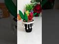 diy flower 🌹 and flowerpot #youtubeshorts #craftyhome #craft #easycraft #flowers #flowerpot
