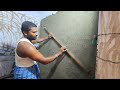 Impressing! Bathroom Wall Construction of Plastering With Wall Tile Installation Accurately