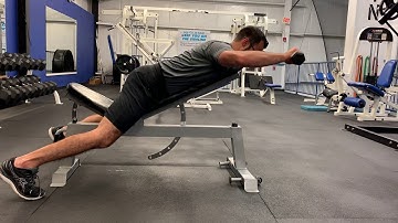 Incline Bench High DB Row to External Rotation
