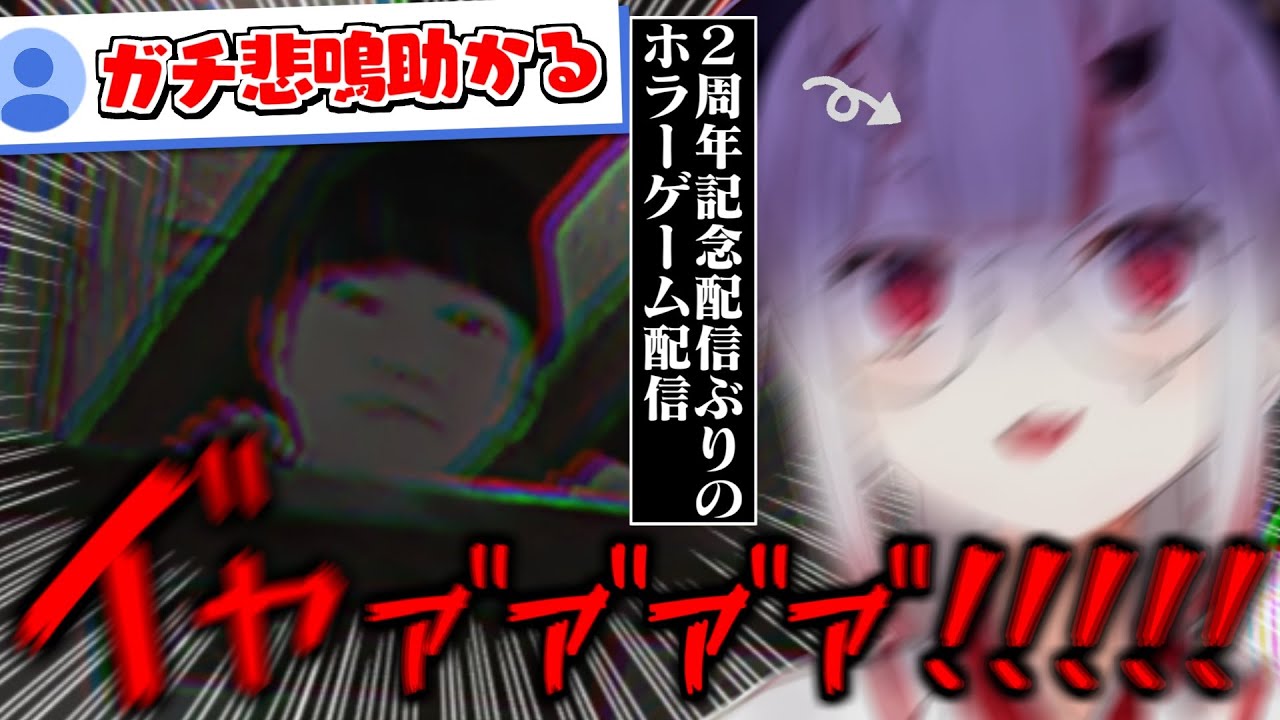 2周年VR以来のホラゲー配信でめちゃくちゃビビり散らかすお嬢w〜呪われたデジカメ前編〜【百鬼あやめ】