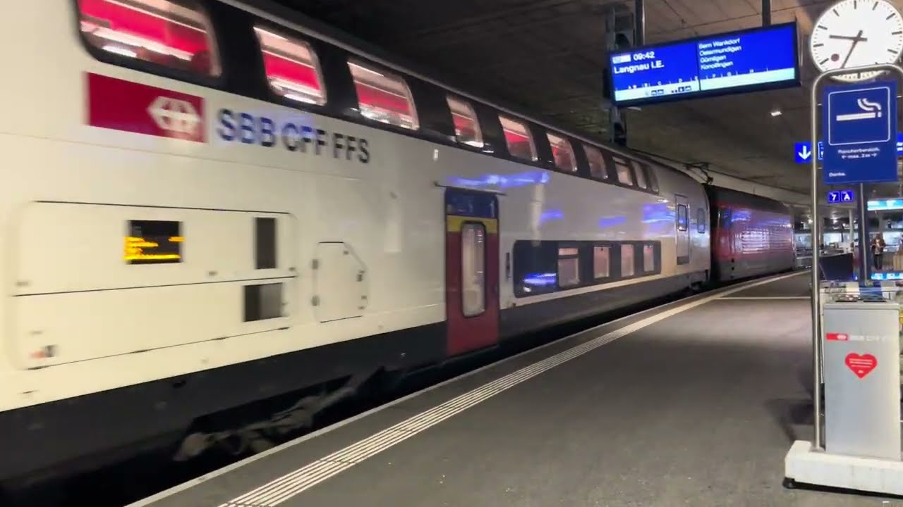 Departure SBB IC 8 To Brig in Bern! 