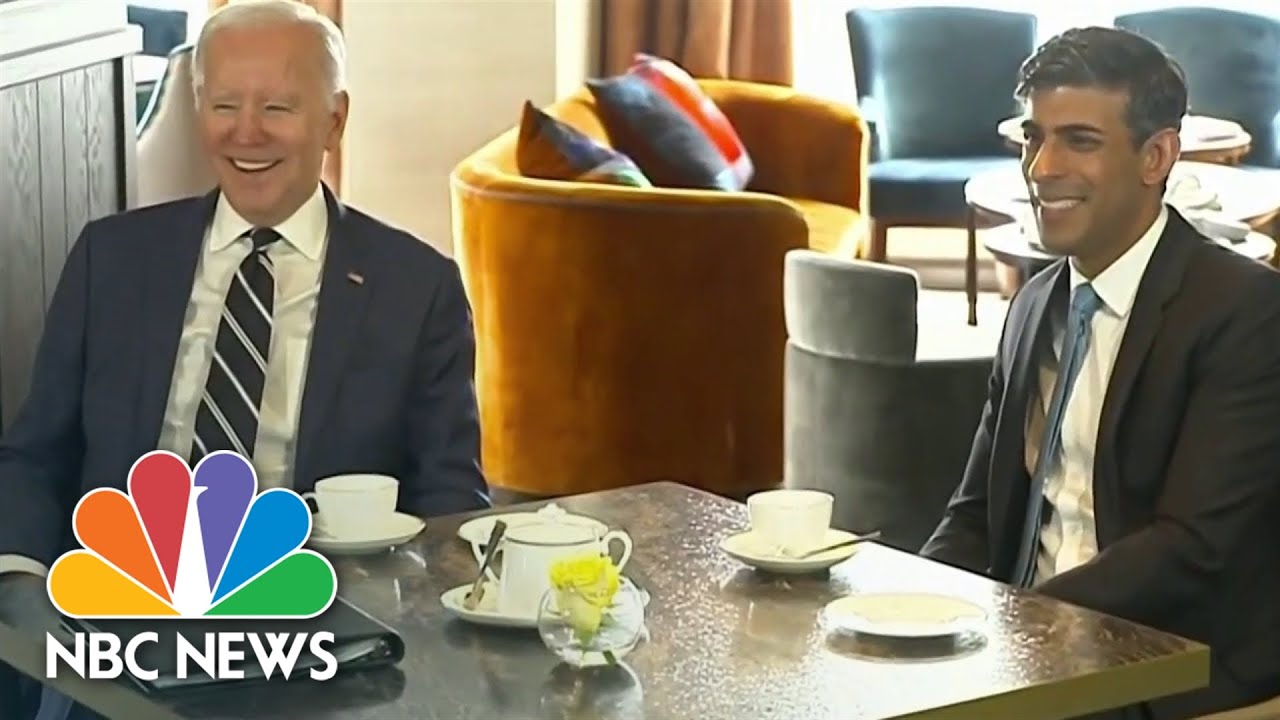 Biden meets with U.K. leaders as police document reportedly found on Belfast street