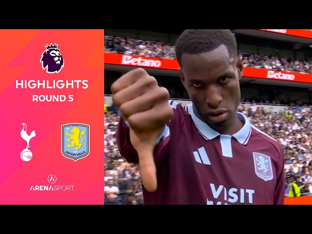 Tottenham - Aston Villa 2:3 | PREMIER LEAGUE (5. kolo) | 19. septembar 2026.
