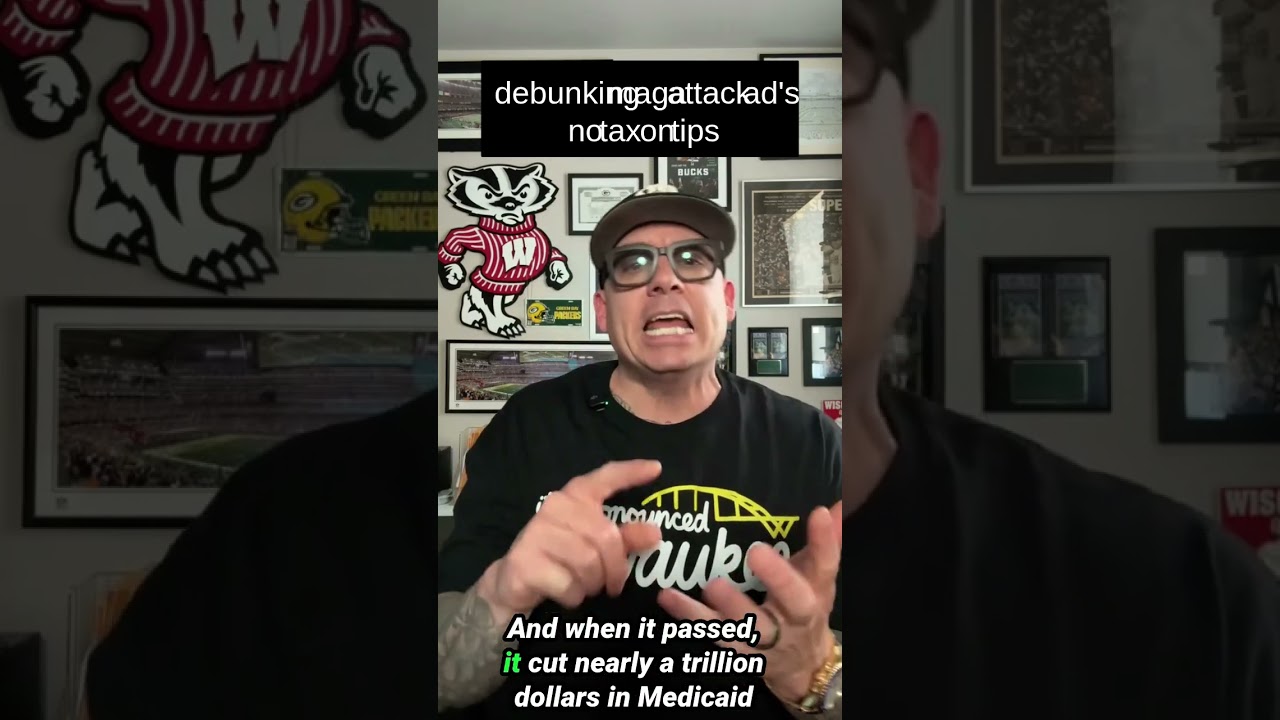 Debunking MAGA Attack Ad's - No Tax On Tips #democracy #liberal #progressive