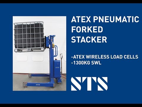 ATEX Equipment- Forked Stacker w/ATEX Wireless Load Cells (STP07-FAC01-WLC-Ex)