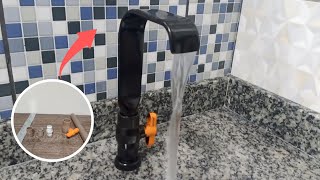 Como fazer torneira de tubo de PVC (TORNEIRA DE LUXO) Para pia de banheiro