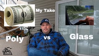 UTV Polycarbonate vs Glass Windshield by Foggy Dew!!