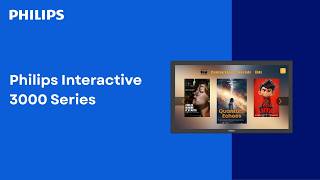 Philips Interactive 3000 Series - Versatile multi touch display