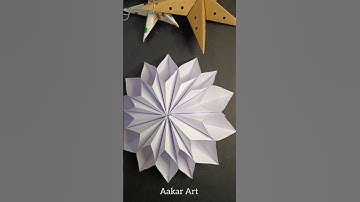 DIY 3D Snowflake Tutorial for Christmas #Shorts