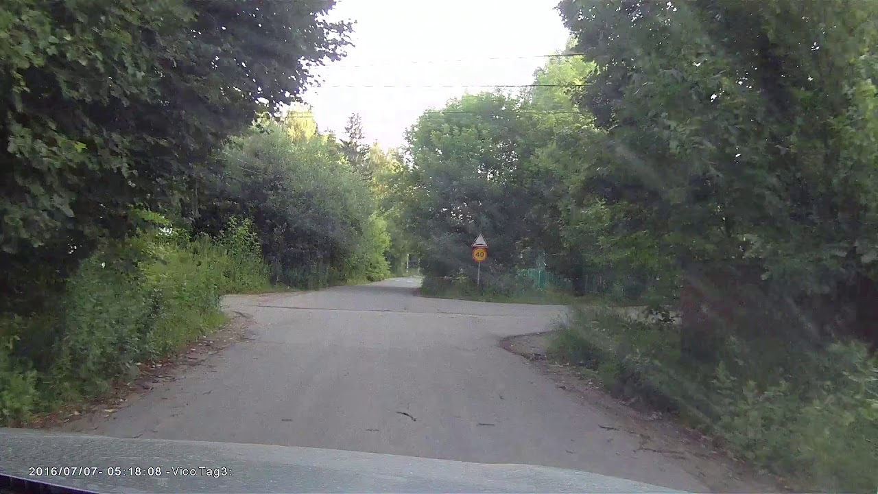 Москва - Пушкино - Москва (07.07.2016) timelapse 4x