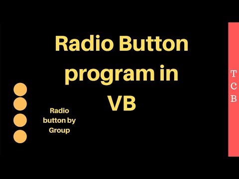 Radio Button Program with Group Box in vb.net