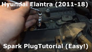 Hyundai Elantra Spark Plug Replacement Tutorial