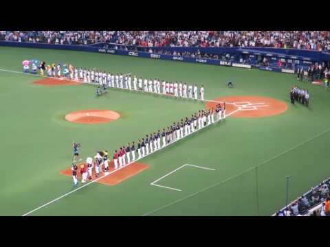 H29.07.14　国歌斉唱　オールスターゲーム　ナゴヤドーム