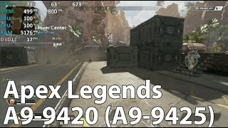 AMD A9-9420 (A9-9425) R5 Review - Apex Legends - Gameplay Benchmark Test