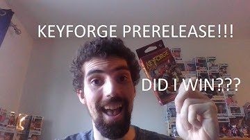 [Card Games] My KEYFORGE Prerelease Experience. Did I win anything?