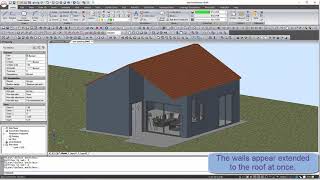 Extending walls to roof
